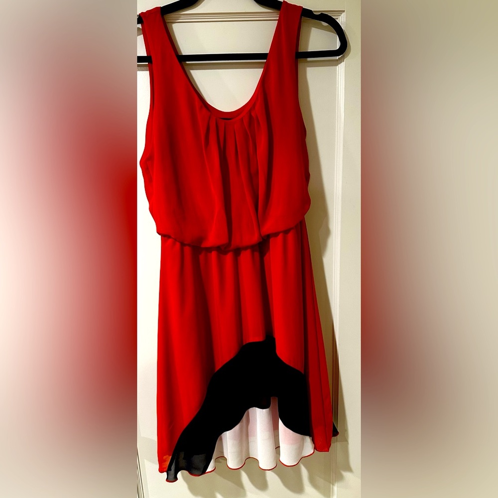 En Focus Studio flowy color block dress size 6